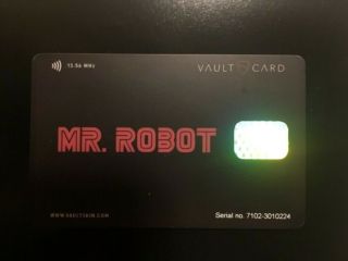 MR.  ROBOT Series FYC Press Kit Item: RFID Wallet Card USA Network 2018 Promo 5