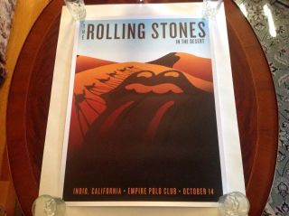 The Rolling Stones Poster Desert Trip Show 2
