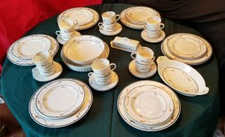Like 52 Pc Gorham " Ariana " Town & Country - Service For 12,  Serving Items