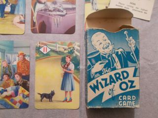 1939 WIZARD OF OZ JUDY GARLAND BRITISH CARD GAME MADE 1940 11