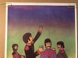 The Beatles Yellow Submarine Love Vintage Poster Pin Up Retro 4