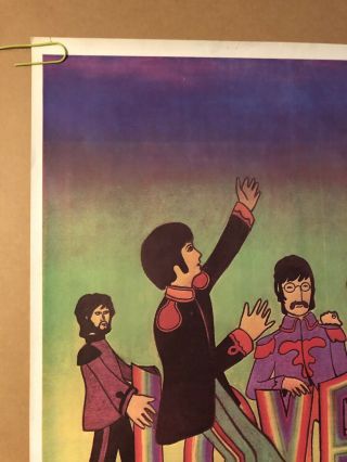 The Beatles Yellow Submarine Love Vintage Poster Pin Up Retro 7