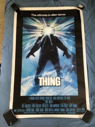 The Thing John Carpenter Kurt Russell 27x41 " 1 - Sheet Movie Poster