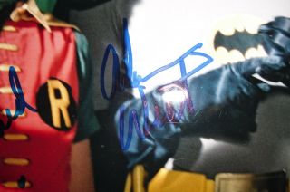 BATMAN tv series photo signed by ADAM WEST,  BURT WARD & YVONNE CRAIG,  11x14 9