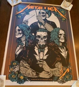 Metallica S&M2 Night 1 Show Edition Concert Poster 8