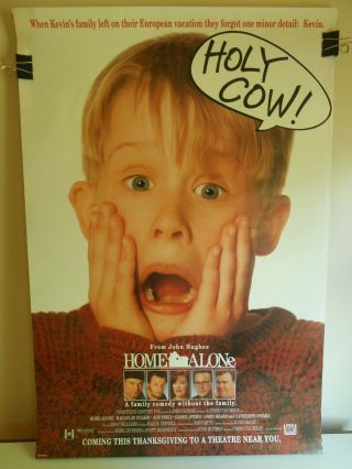 Home Alone (1990) Advance 2 Sided Movie Poster Macaulay Culkin 27x40