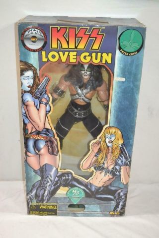 Vintage Kiss Love Gun Peter Criss 24 " Figure Nib Usa Ship