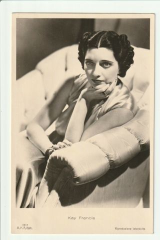 Kay Francis 1930s Photo Postcard