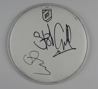 The Police Sting Stewart Copeland Jsa Autograph Signed Drum Head