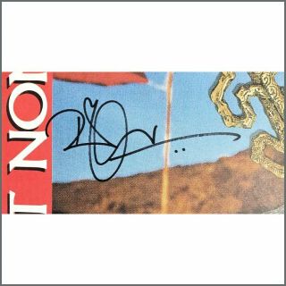 Robert Plant 1988 Autographed Non Stop Go Tour Poster (UK) 2