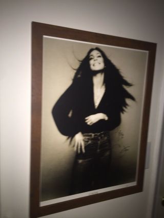 Cher Autographed Lithograph 18x24 Numbered 167/300