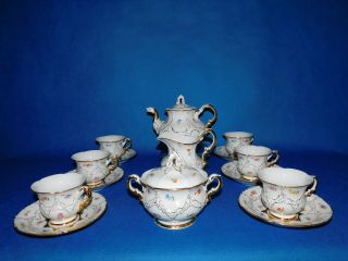 Meissen Tea Set For 6 Person Porcelain