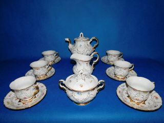 Meissen Tea set for 6 person porcelain 2