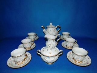 Meissen Tea set for 6 person porcelain 7