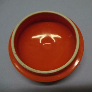 Vintage FIESTA Red (Orange) Demitasse Stick Handle COFFEE POT Fiestaware EUC 12