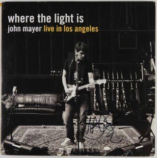 John Mayer Signed Autograph Album Record Vinyl Jsa Where Is The Light