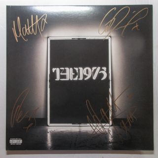 The 1975 Full Band Signed Autographed Vinyl Album Jsa Brief Matty Healy