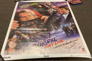They Live Thai Poster 31x21 Cast Signed Autograph John Carpenter Piper 8