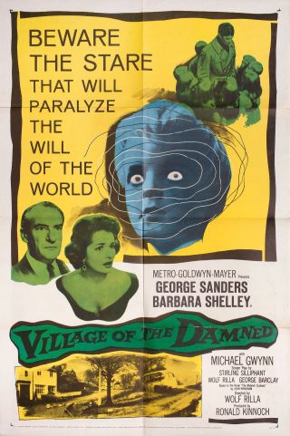 Village Of The Damned 1960 U.  S.  One Sheet Poster