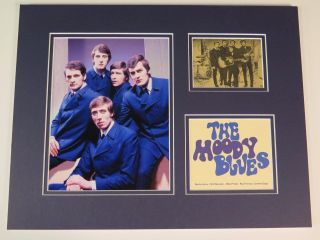 The Moody Blues Signed Autograph Photo Display By All 5 Members