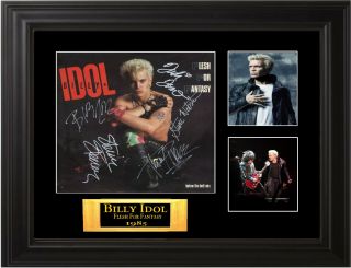 Billy Idol Autographed Lp