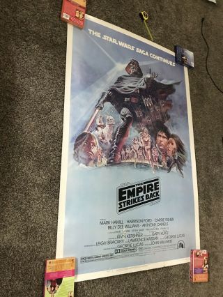 Star Wars The Empire Strikes Back Style B 40x60” Movie Poster 1980