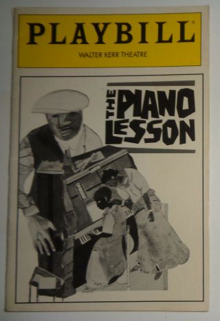 The Piano Lesson - Opening Night Playbill - April 16,  1990