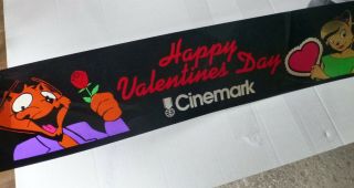 Cinemark Movie Theater Happy Valentines Day Backlight Marquee Box Office Sign