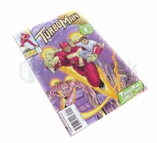 Jingle All The Way Turboman Comic Book Cover Prop