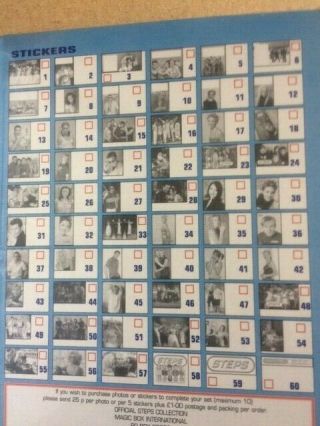 STEPS 2000 OFFICIAL PHOTO ALBUM Complete Vintage Album 4
