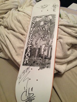 Mudvayne Band Signed Photo Autograph Skate Deck Chad Gray Sinistar