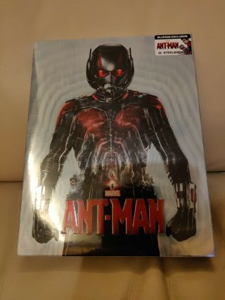 Antman Blufans Blu - Ray Steelbook,  Sealed/minor Crease,  Fullslip,  039/600