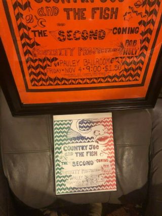 Allman Brothers Second Coming Poster And Handbill Framed Mid 1960s