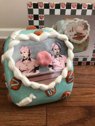 I Love Lucy Chocolate Factory Cookie Jar Box 14342