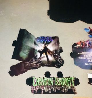 Street Fighter,  Darkman 2,  Tales From The Crypt Movie Standees 3 Video Displays 7