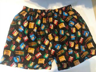 Rare Vintage 1999 KING OF THE HILL All Over Print SILK BOXERS 90s TV Cartoon 6