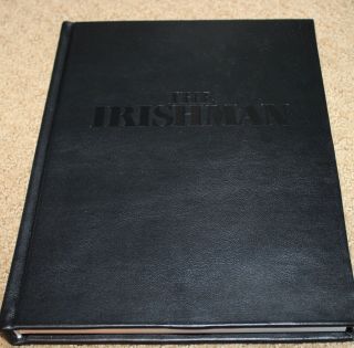 The Irishman For Your Consideration Leather Signed Screenplay Script