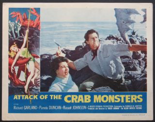 Attack Of The Crab Monsters Roger Corman Sci - Fi 1957 Best Lobby Card