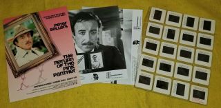 The Return Of The Pink Panther Press Kit 20 Slides 2 Photos Card Peter Sellers