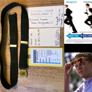 Leonardo Dicaprio’s Screen Worn Belt From The Film “catch Me If You Can”