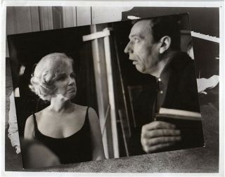 Marilyn Monroe Yves Montand Rare Candid Vintage Photo Let 