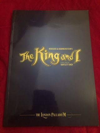 The King And I West End London Kelli Ohara Broadway Program Playbill