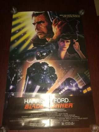 Blade Runner 1982 1 Sheet Movie Poster Ridley Scott Harrison Ford