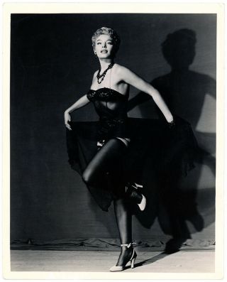 Sexy Burlesque Superstar Lili St.  Cyr 1950s Glamorous Pin - Up Photograph