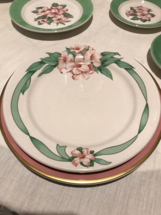 GREENBRIER Resort Rhododendron China,  Pristine,  8 Place Settings, 4