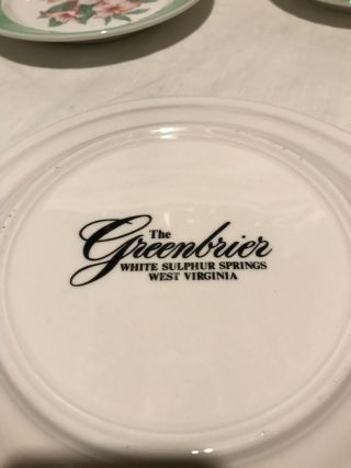 GREENBRIER Resort Rhododendron China,  Pristine,  8 Place Settings, 5