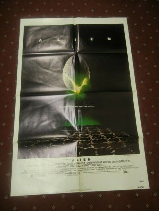Alien 1979 One Sheet Poster 27 X 41 Perfect