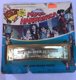 Sid Marty Krofft Kaptain Kool And The Kongs Vintage Harmonica Moc