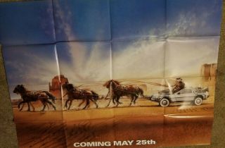 Back To The Future Iii Movie 1990 Nyc Subway Poster 45x59