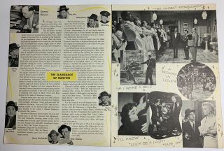 1955 Guys And Dolls Promotional Souvenir Book - Brando,  Simmons,  Sinatra,  Blaine 4